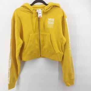 NWT $59 PacSun Vans Crop Hoodie